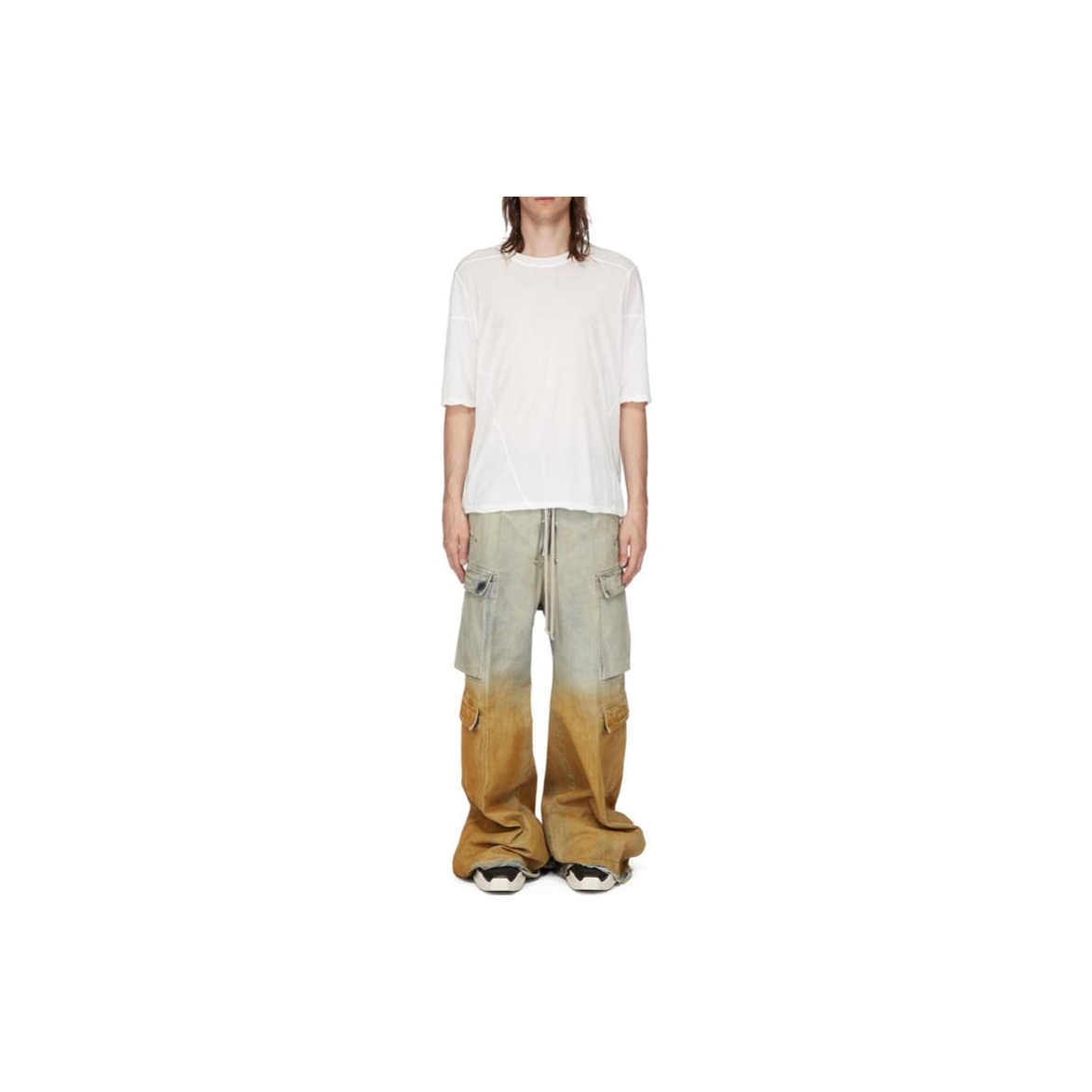 Rick Owens DRKSHDW Denim Double Cargo Jumbo Pants L - POIZON Rick Owens DRKSHDW Denim Double Cargo Jumbo Pants L - POIZON