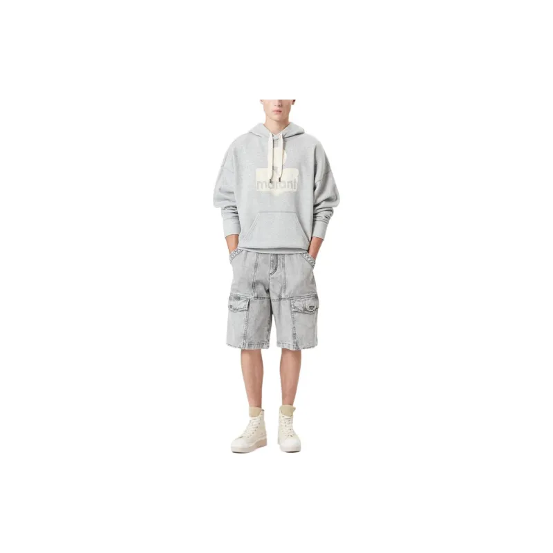 ISABEL MARANT Sweatshirts Men Gray-1