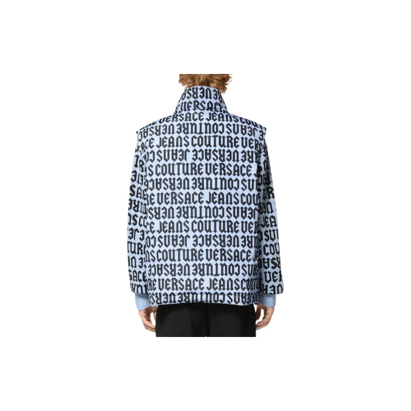 VERSACE JEANS COUTURE SS24 Down Jacket Men's Blue-6