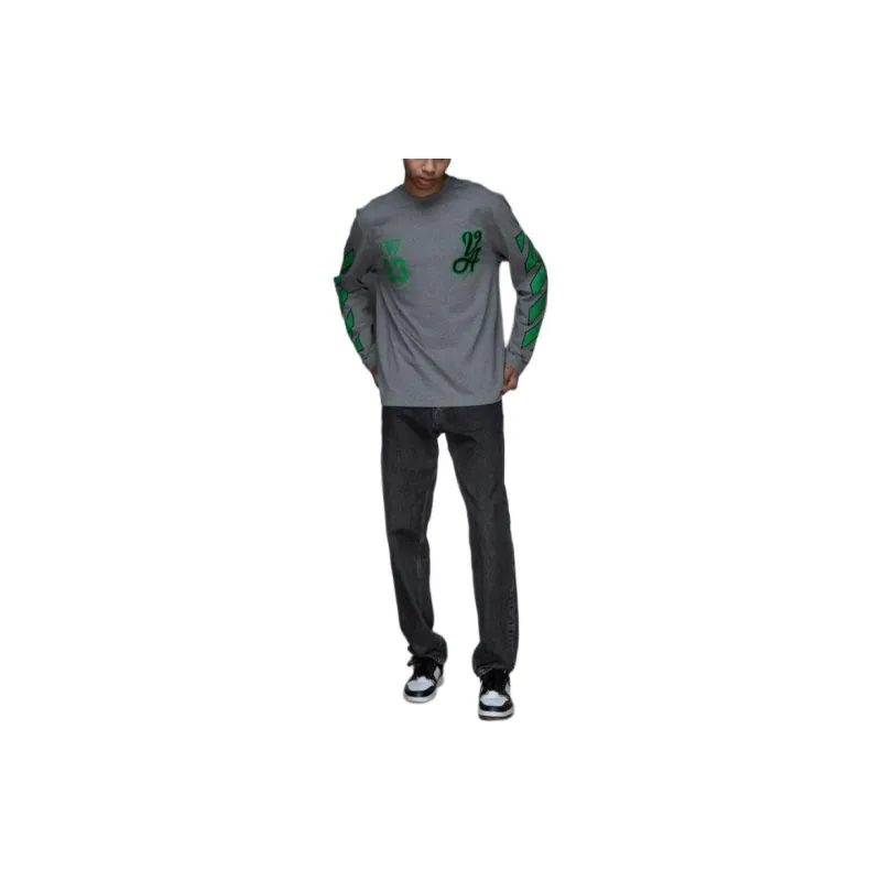 OFF-WHITE 23 Varsity Skate Long-Sleeve Tee '/'-1