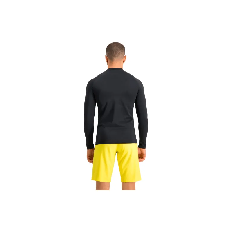 PUMA Swim Men's Long Sleeve Rash Guard Workout Clothing Men's Black-4