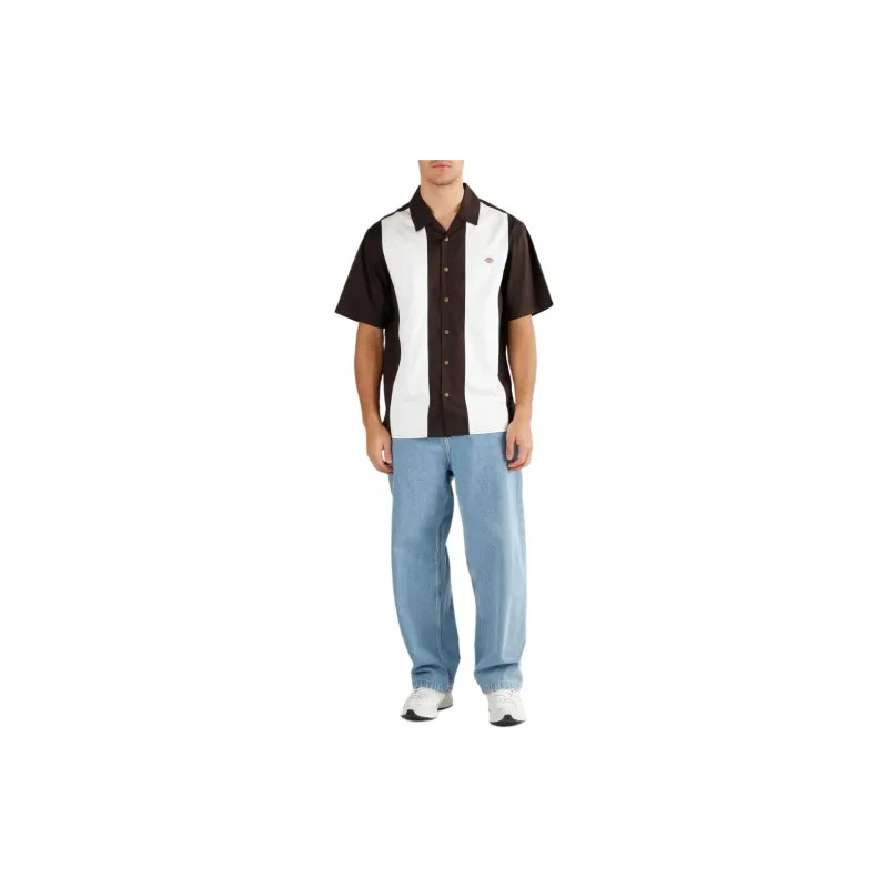 Dickies Shirts Men Dark Brown-2