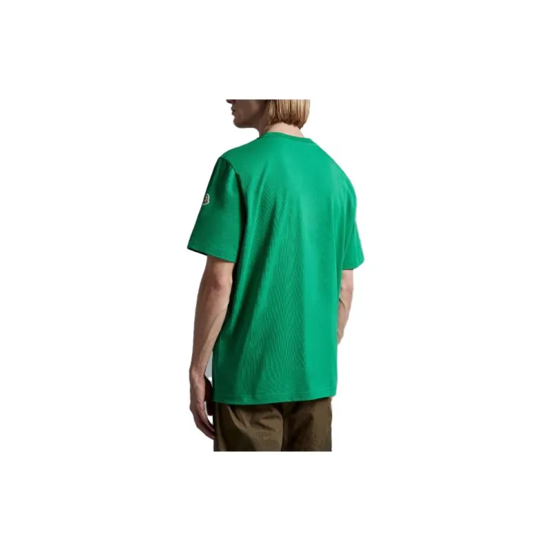 Moncler T Shirts Men Green-2