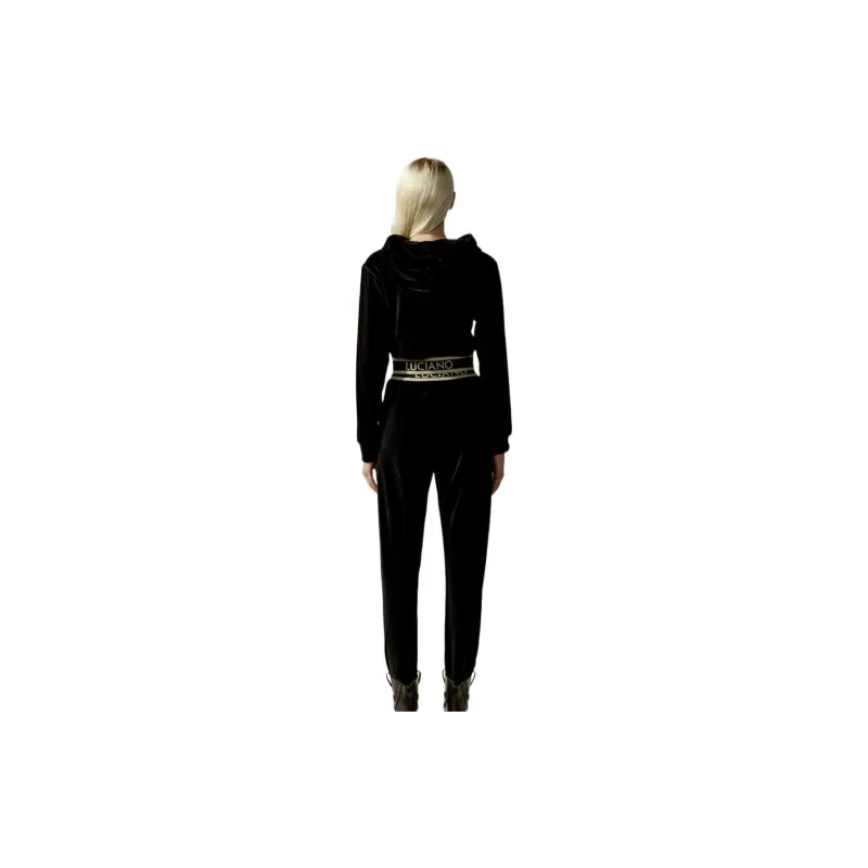 Charlie Luciano Straight Moderate Casual Pants Unisex Black-7