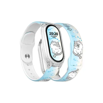 FZRT Watch Bands Cute Print Skin Friendly Silicone Strap Unisex