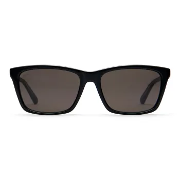 Fakeme Plate Oval Sunglasses Unisex Black