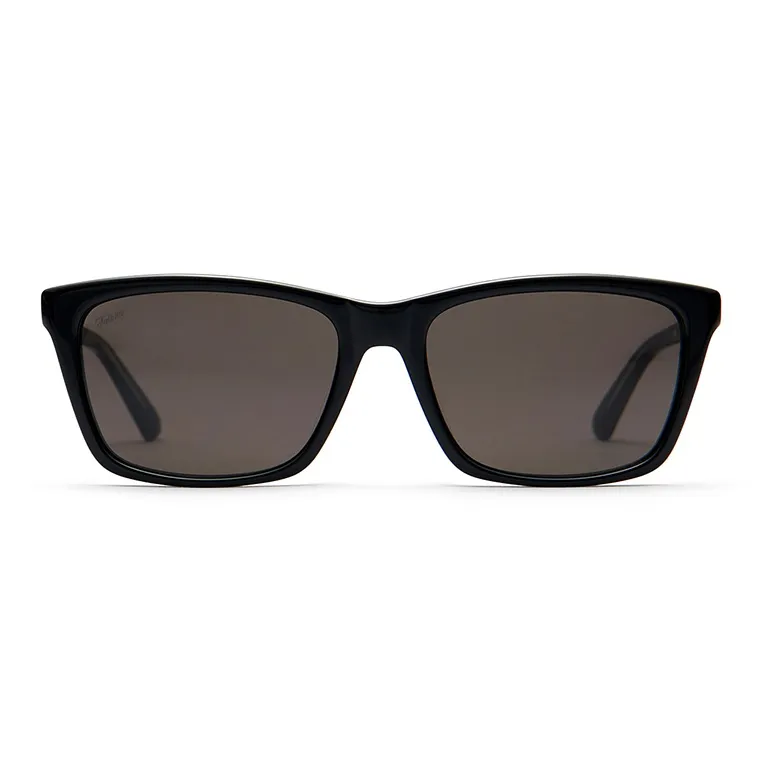 Fakeme Plate Oval Sunglasses Unisex Black-0