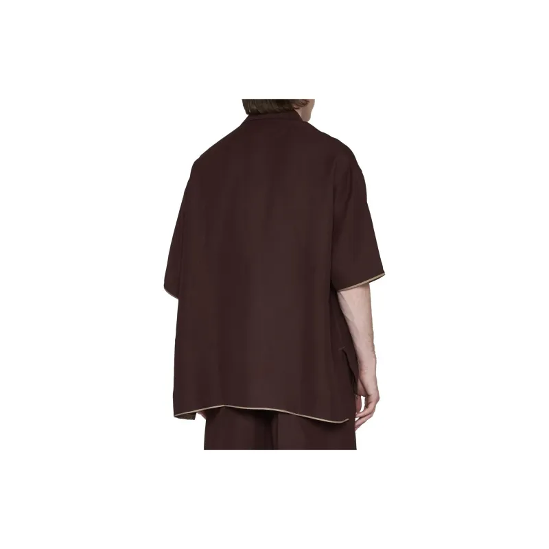 Jacquemus Shirts Men Brown-2