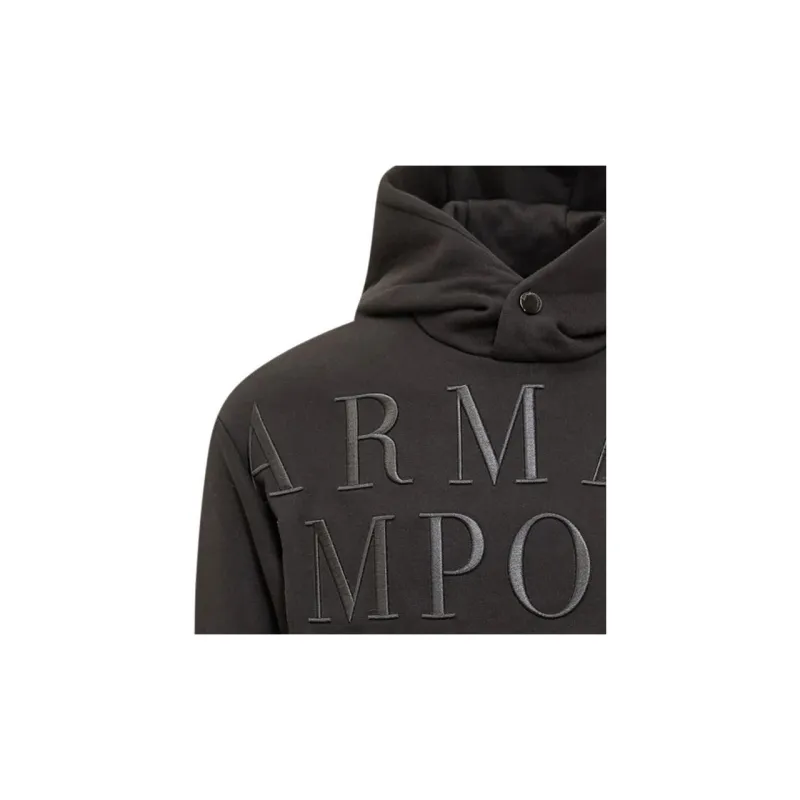EMPORIO ARMANI Sweatshirts Men Black-4