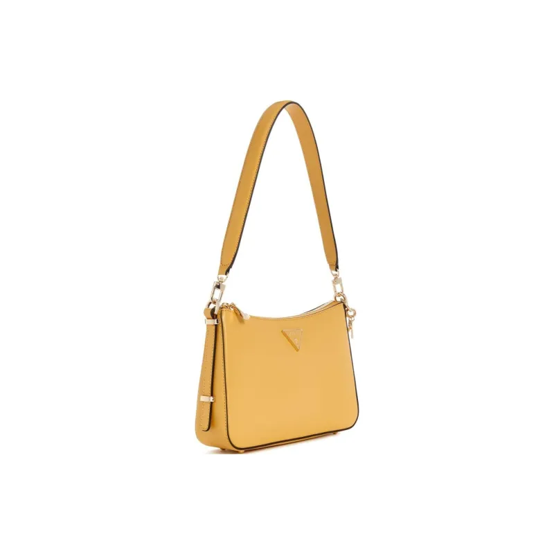 GUESS Artificial Leather Handbag Shoulder Bag Women's Yellow-1