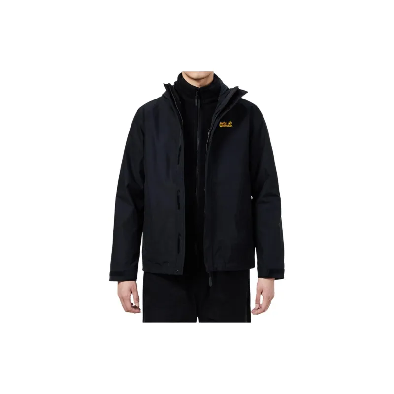 Jack Wolfskin Outdoor Hiking Windproof Thermal Windbreaker Jacket Men's-1