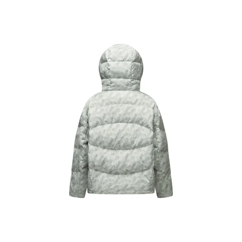 SEM/R Relaxed Oversized Hooded Down Jacket Mid Length Women's-12