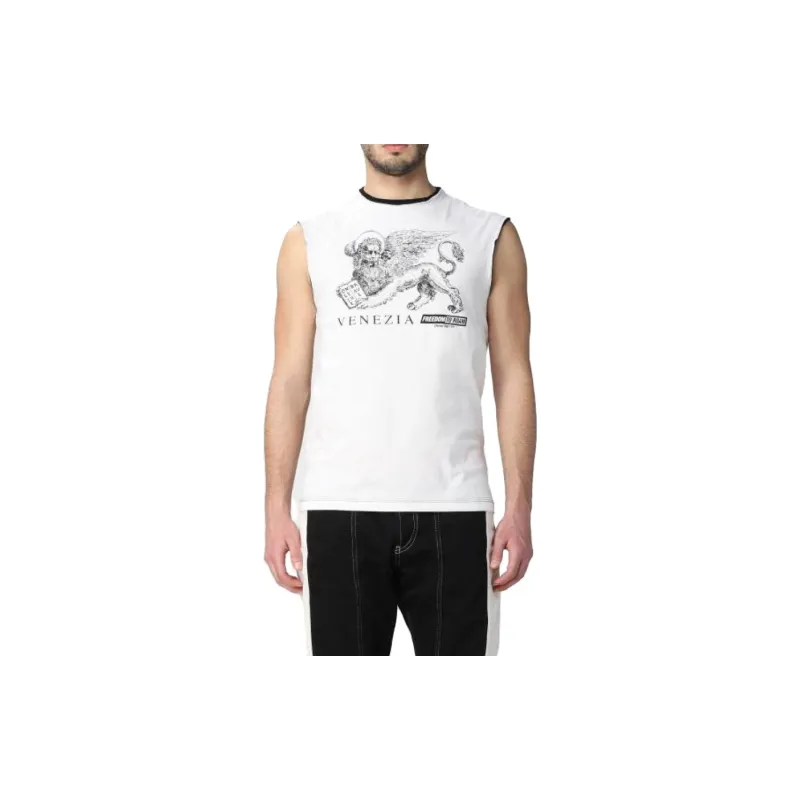 DIESEL Tank Tops Men White-1