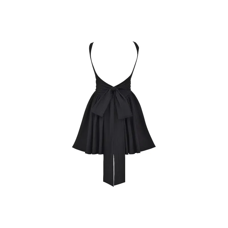 HOUSE OF CB Florianne Slip Dresses Women's BLACK/Black-1