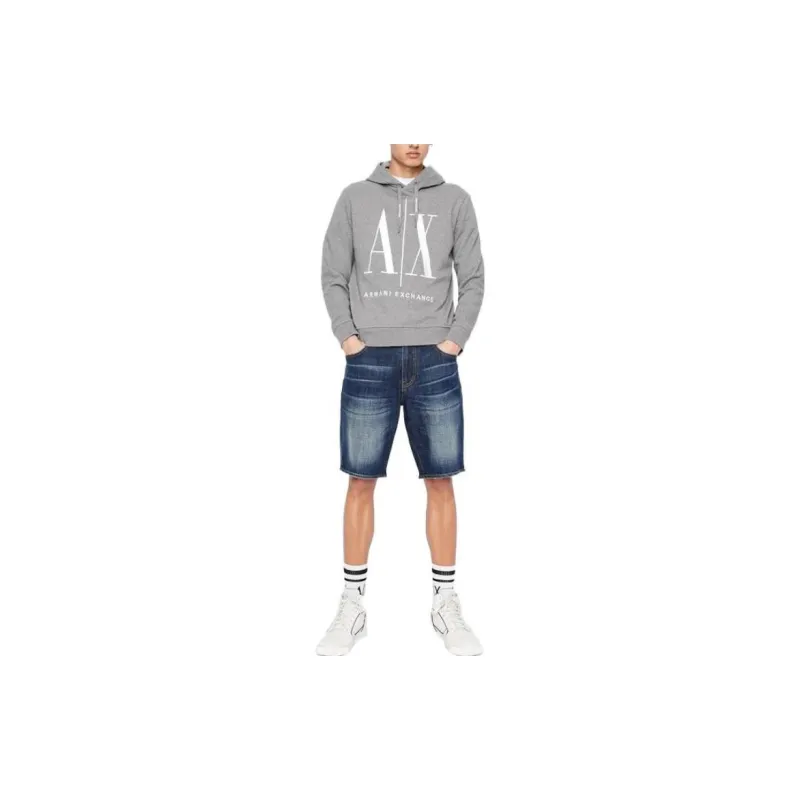 ARMANI EXCHANGE Denim Shorts Men Blue-1