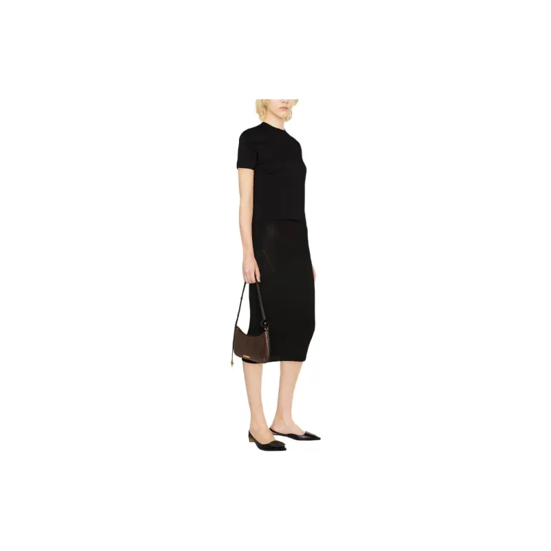 Jacquemus Le T Shirt Gros Grain 'Black'-2