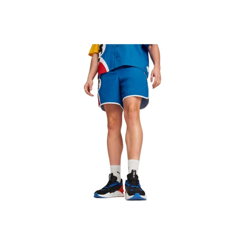 PUMA X Bmw M Motorsport Calder Men's Motorsport Woven Shorts-2