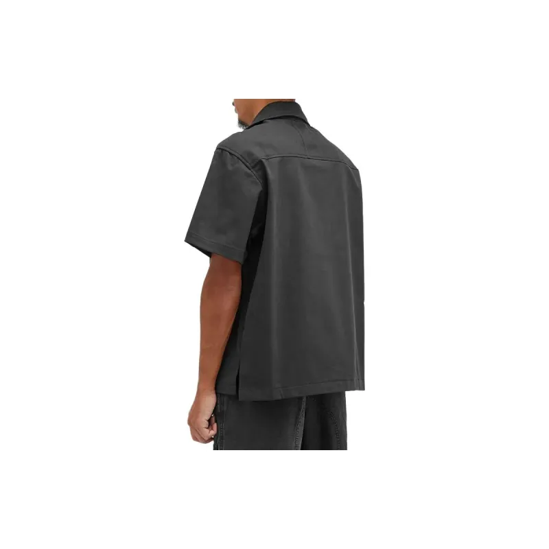 RHUDE Cross Logo Snap Shirt-3