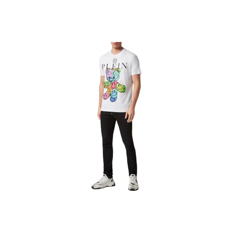 PHILIPP PLEIN Ss Smile Cotton T shirt-3
