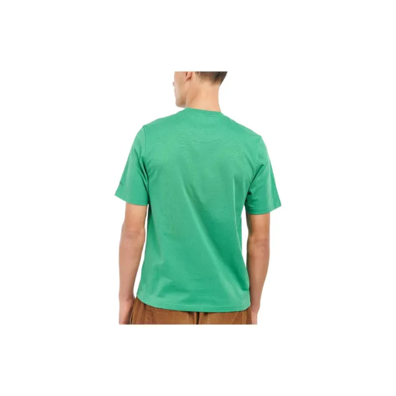 Noah X BARBOUR T-Shirts Unisex Dark Green-3