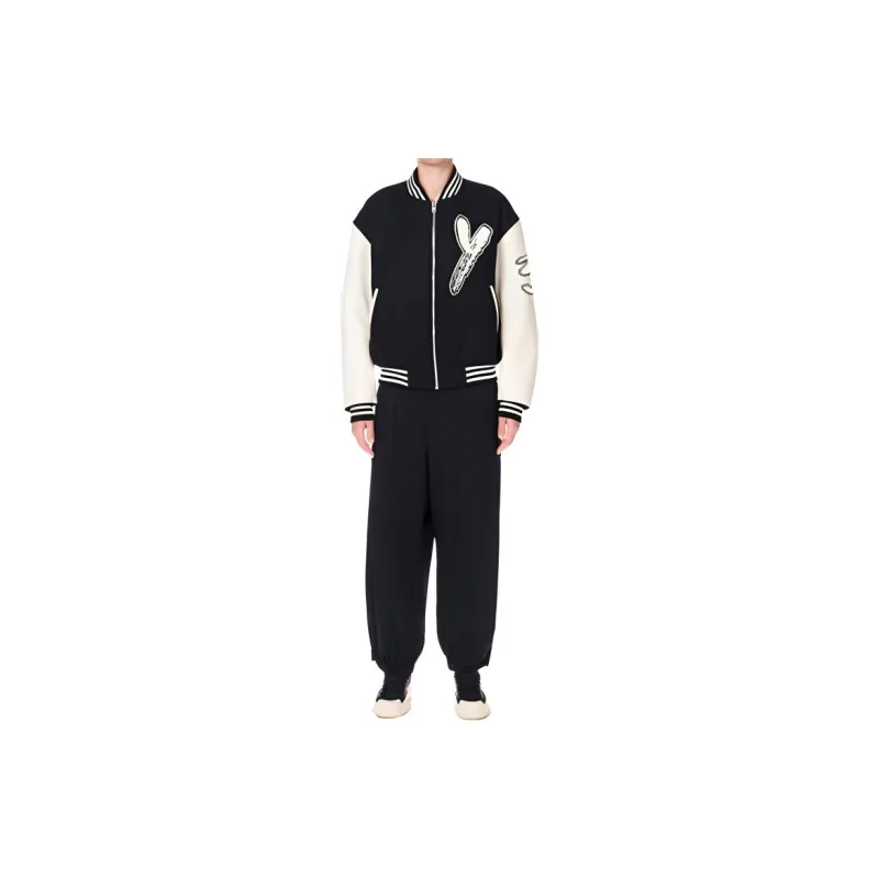 Y 3 Logo Patch Zip Up Jacket-2