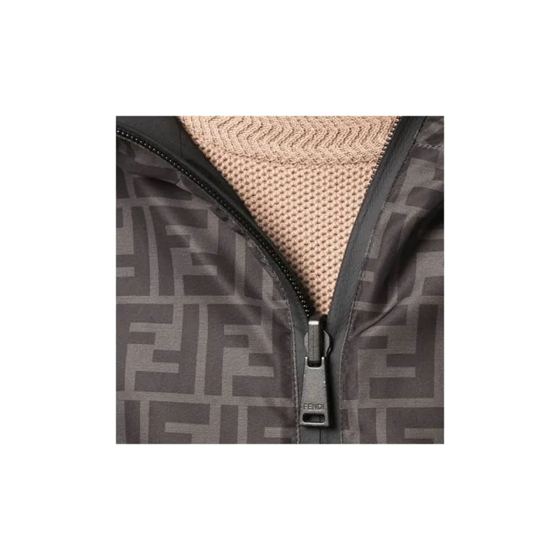 FENDI Ff Printed Hooded Jacket-4
