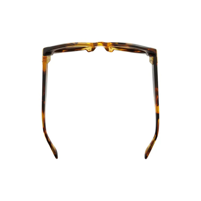 Bottega Veneta Plastic Metal Oval Sunglasses Women's Cigar Brown-1