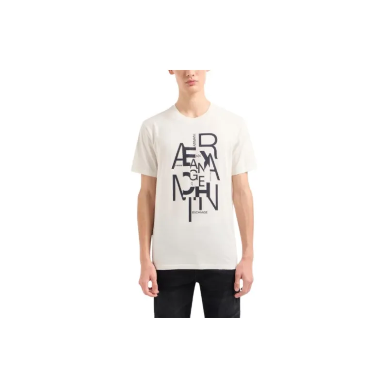 ARMANI EXCHANGE Regular T Shirt Men's White-3