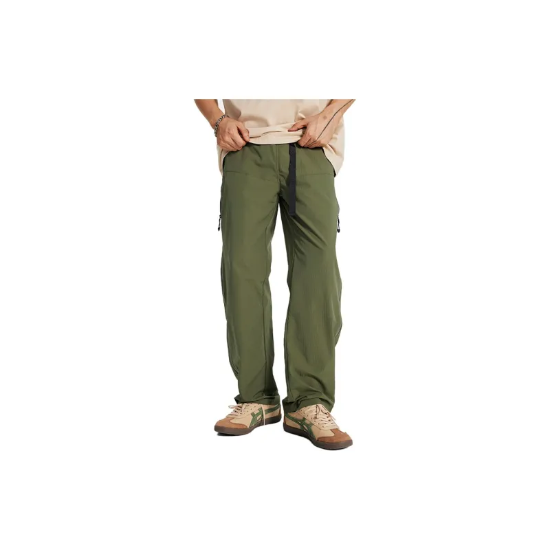 GTRG Casual Pants Unisex Army Green-2