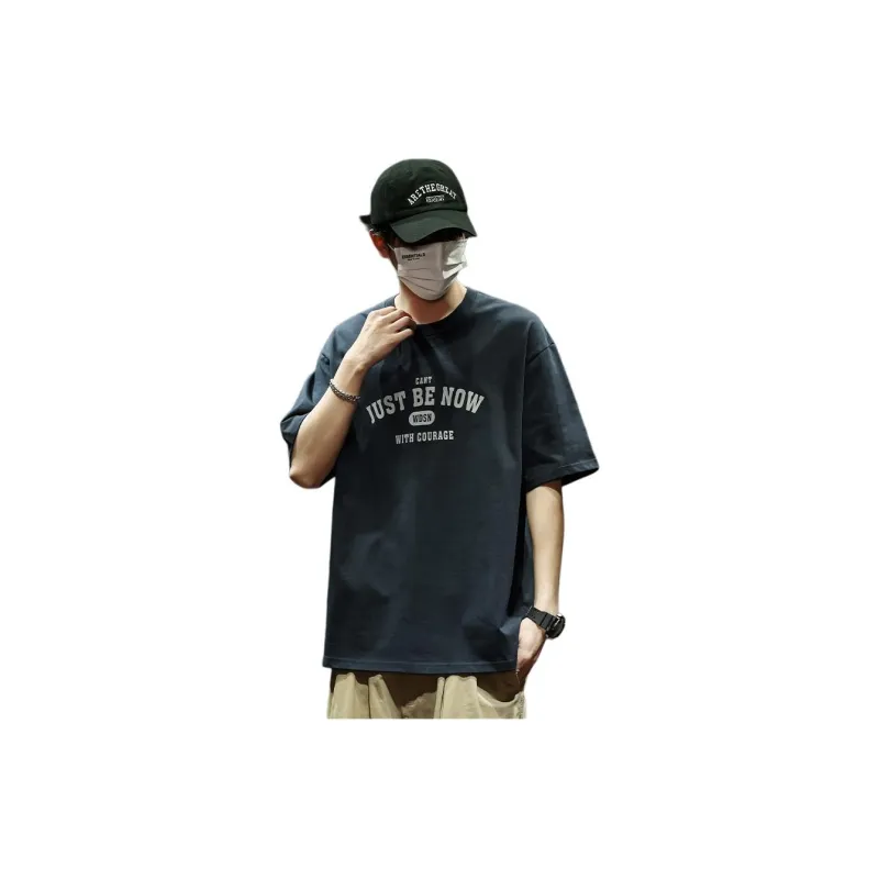 WOOD SOON T Shirt Men's Dark Blue-1