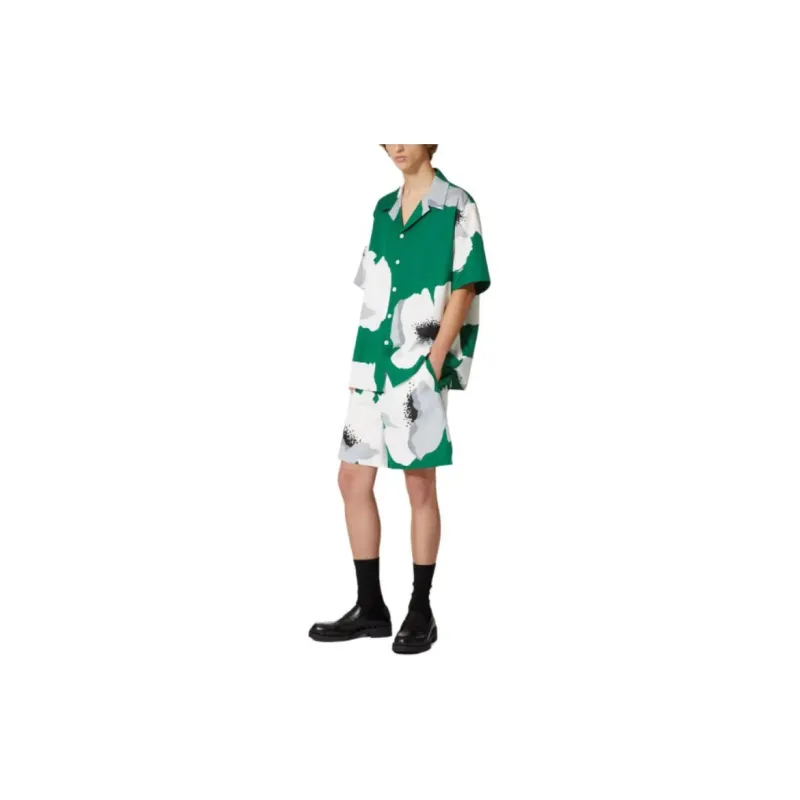 Valentino Casual Shorts Men's Green-1