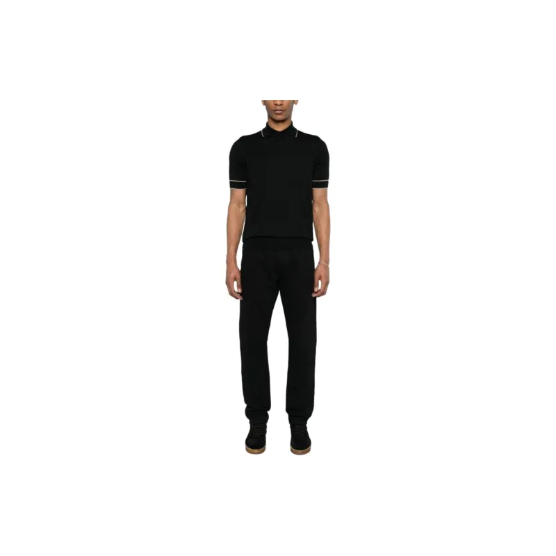 Brunello Cucinelli SS24 Polo Shirt Men's Black-1