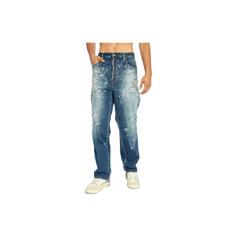 DSQUARED 2 Distressed Loose Fit Jeans-2