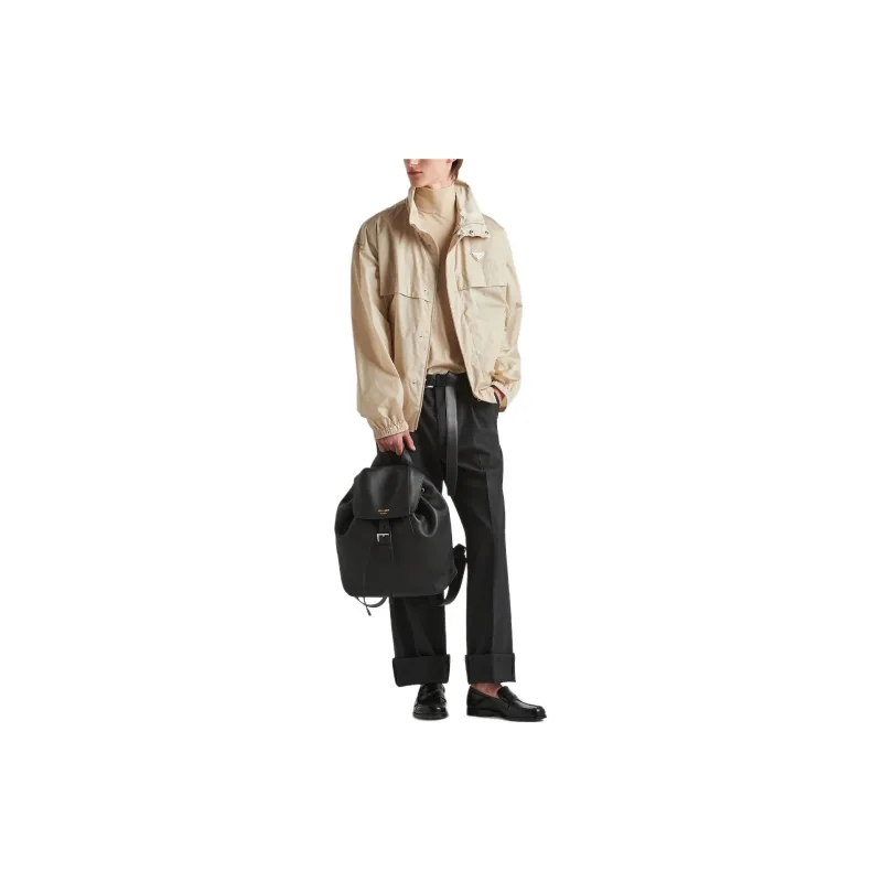 PRADA Jackets Coats Men's Sand Beige Yellow-1
