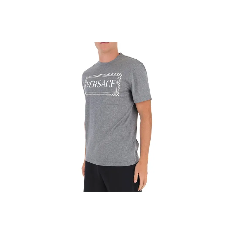 VERSACE T Shirts Men Gray-3