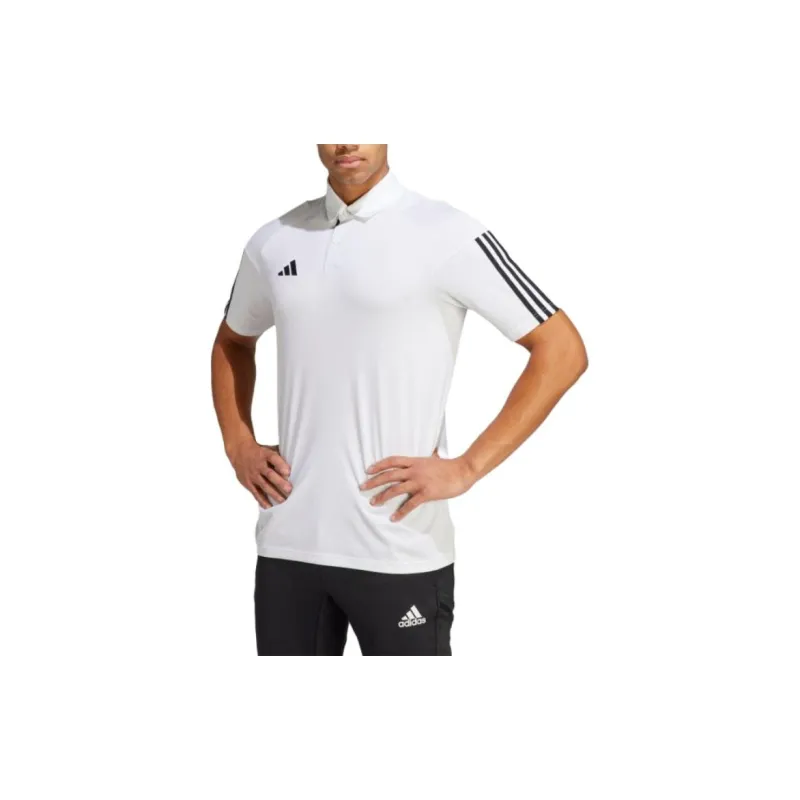 Adidas Polo Shirts Men White-4
