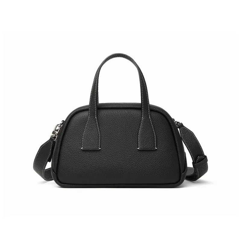 FIEDLE&SISSI Top Grain Cow Leather Lightboat Boston Bag Handbag, Shoulder Bag, Crossbody Bag Regular Women's Multicolor-1