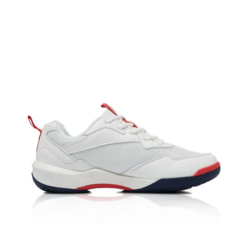 Kawasaki Cushioning Wear Resistant Low Top Badminton Shoes Unisex Navy Blue White-8