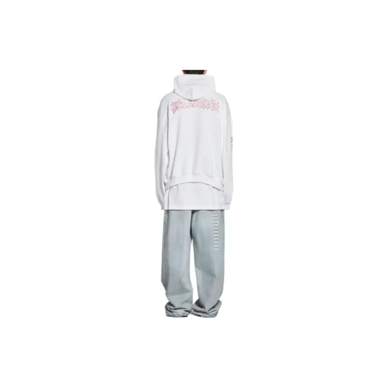 Balenciaga Logo-print Hoodie-10