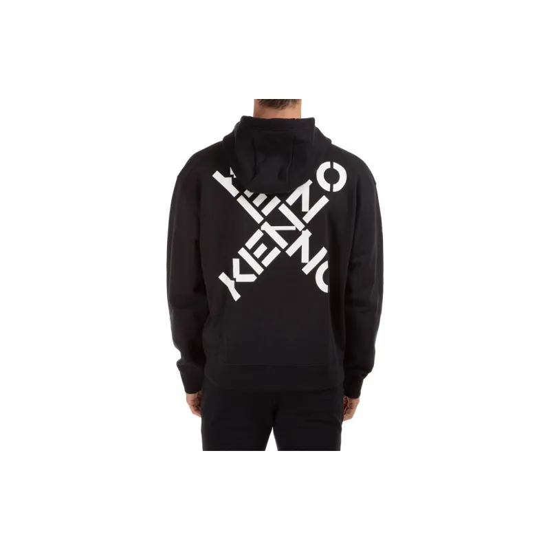 KENZO Letter Logo Sweatshirts Men Black-3