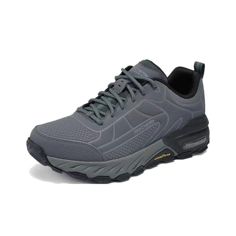 Skechers OUTDOOR MENS Slip Resistant Breathable Low Top Outdoor Shoes Men's Charcoal Gray-2