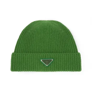 PRADA Cashmere Beanies Men's Green