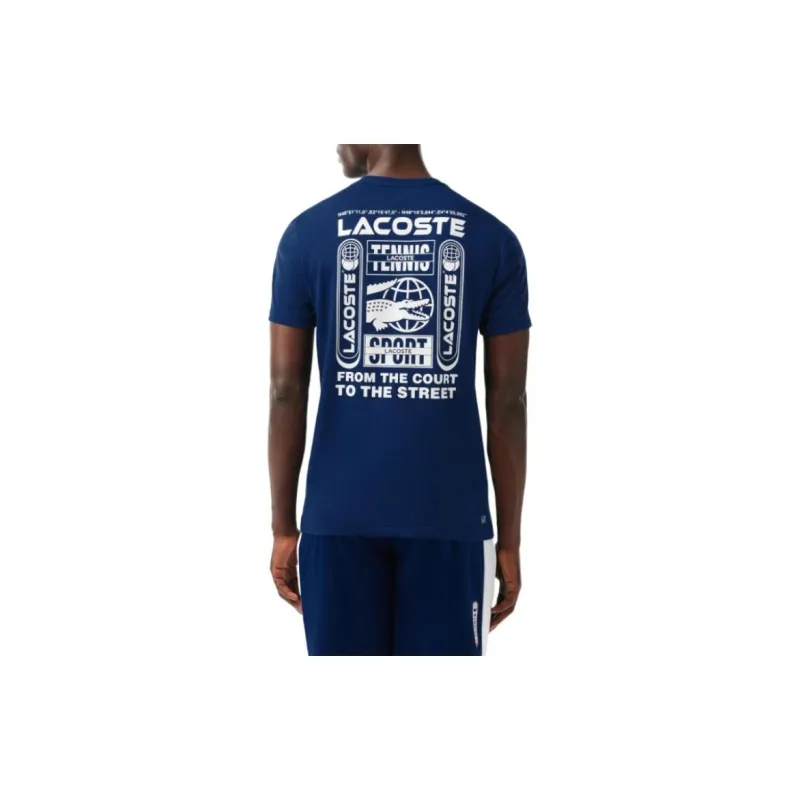 LACOSTE Logo print Jersey T shirt-4