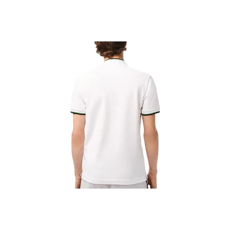 LACOSTE Polo Shirts Men White-2
