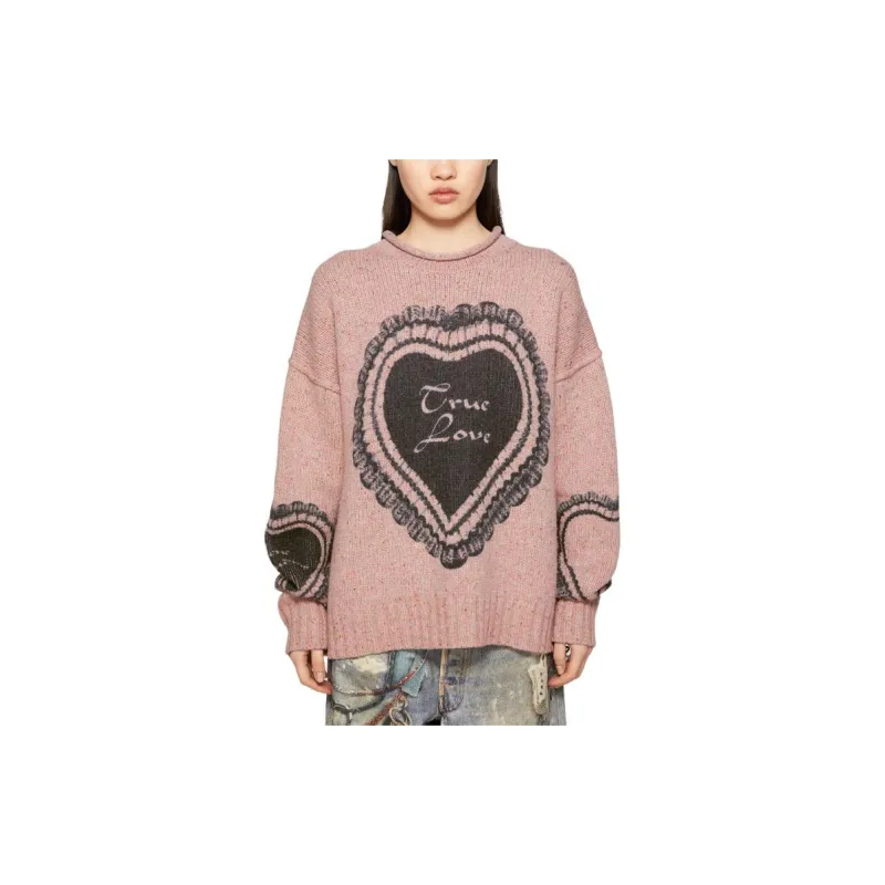 Acne Studios Long-Sleeve T-Shirt 'Faded Pink'-2