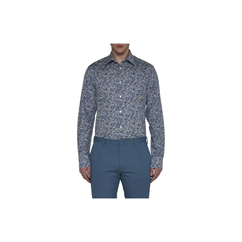 Paul Smith Shirts Men Blue-3