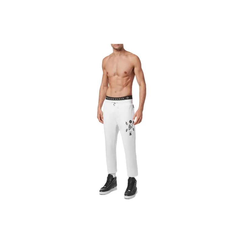 PHILIPP PLEIN Hexagon Tapered Track Pants-2