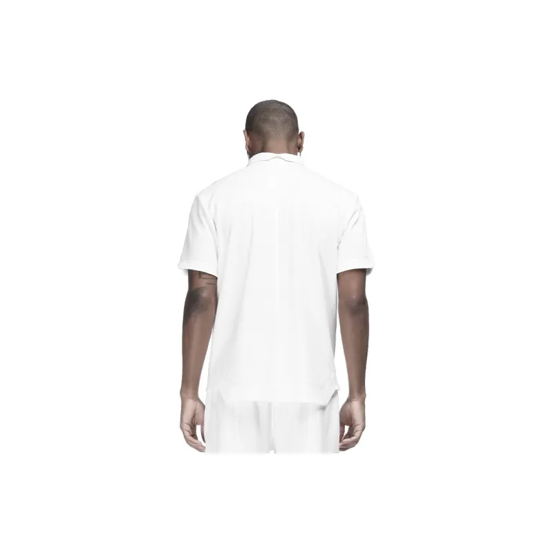 NORVINCY Breathable Stretch Embossed Outlined Polo Shirt Unisex-5
