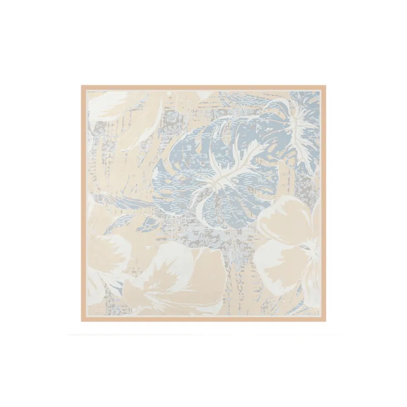 Shanghai Story 100% Mulberry Silk Silk Scarves Women's Patch Bamboo Leaf Flower Gift Box Set-46