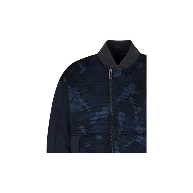 EMPORIO ARMANI Puffer Jacket Men's Marine Blue-3